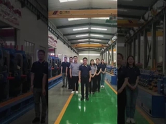 Yüksek hassasiyetli çelik boru üretim hattı voltaj 380v / 440v