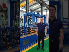 Karbon çelik için ERW kaynaklı hassas boru değirmen 80m/min