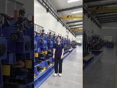 Paslanmaz çelik borular için hassas boru değirmeni 10m/min TIG kaynak