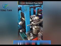 ERW Çelik boru makinesi PLC kontrolü 6-25mm OD 80m/min