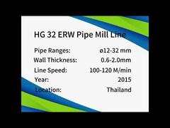Size için Karbon Çelik Boru Fabrikası Makinesi 500kw 70m/dak Tanıtımı