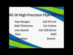 ERW Boru Değirmeni Makinesi 165mm Maks. 60m/dak. boru imalat makinesi