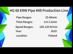 Yüksek Frekans Kaynaklı Boru Değirmeni Karbon Çeliği