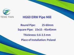 Galvanizli Çelik Yuvarlak Kare Tüpler için Hassas Tüp Mühürü 80m/min