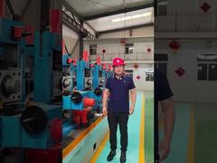 ERW Karbon Çelik Boru Değirmeni Boru Üretim Hattı Yapma Makinesi