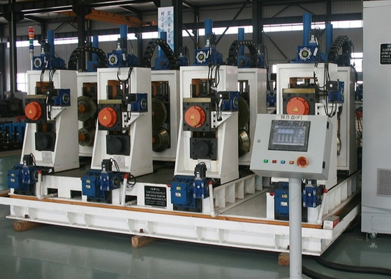 Hız 0-80m/dk Tam Otomatik Soğuk Büküm 30x50mm Erw Kaynaklı Boru Değirmen makinesi
