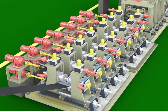 250x250mm Yüksek Hassasiyetli Otomatik Boru Değirmeni Karbon Çelik Otomatik