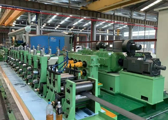 CE ile Yeşil Dia 153mm Kalınlık 1-3mm Çelik Boru Üretim Hattı