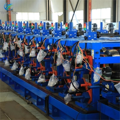 Uzun hizmet ömrü 1000kw güç kaynağı olan ERW Çelik boru üretim hattı