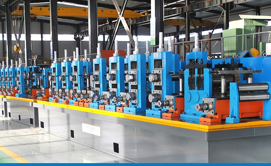 Yuvarlak ve Kare Boru için Galvanizli ERW Ms Çelik Boru Üretim Hattı