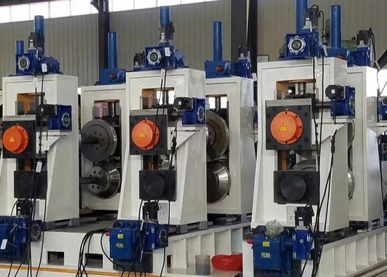50 X 50 - 100 X 100 mm Yüksek hassasiyetli kaynaklı boru üretim hattı Otomatik boru değirmeni