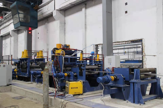 Yüksek Frekans Kaynaklı Boru Değirmeni Doğrudan Şekillendirme Kare PLC Kontrolü 250x250x12mm
