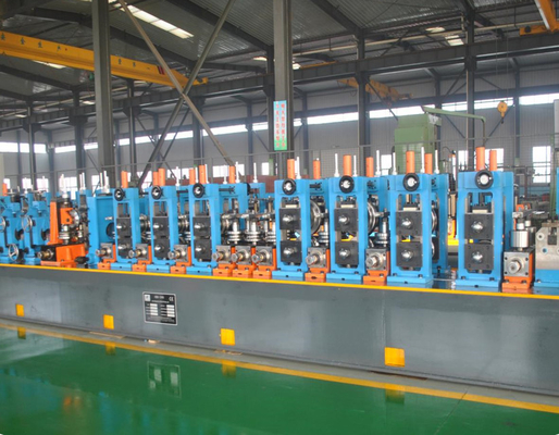 Kesinlik boru değirmen Karbon Çelik boru kaynak hattı, Çelik boru yapım makinesi 280 ~ 700mm Genişliği