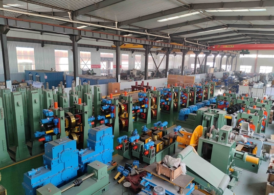 En yüksek hız 120M/Min Yüksek frekanslı kaynaklı boru değirmen makinesinin çapı 12-63Mm