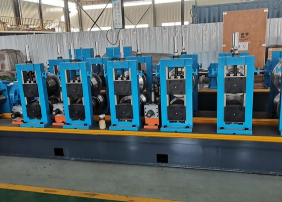 Max 76Mm Düzenlenebilir Boru Yuvarlama Mühürü Çelik Tüp Mühür Makinesi ISO9000 sertifikalı