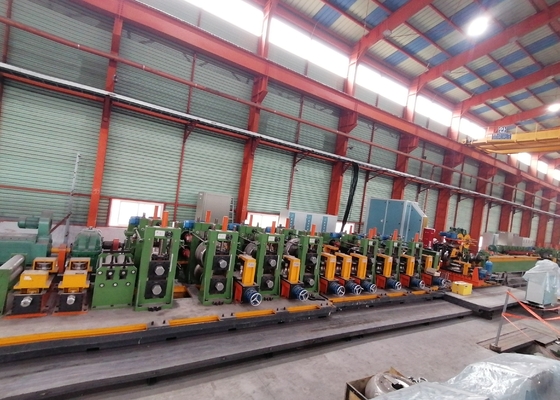Çelik Boru Hattı Çapı 76.3mm-165.2mm Otomatik Boru Mil Hızı 60m / Min