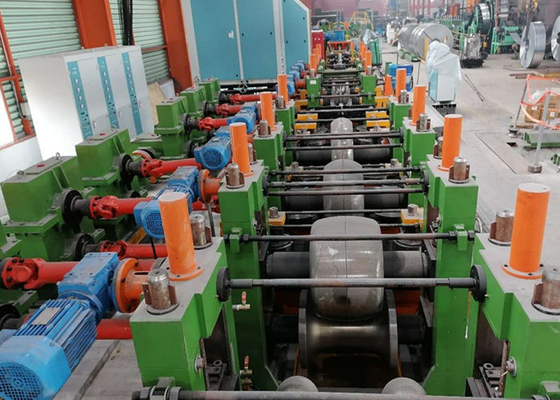 Büyük Boy 100mm-254mm Çap CRC Erw Tüp Değirmen Makinesi 4.0-12.7mm Kalınlık