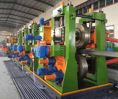 Yeşil Büyük Yüksek Frekanslı Otomatik Boru Değirmeni Çapı 76mm-153mm Hg153