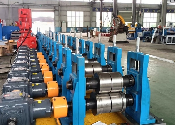 20m / Min 25mm Su Aşağı Yuvarlak Boru Makineleri Çelik Boru Üretim Hattı