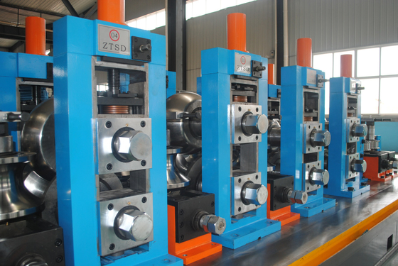 Yüksek frekanslı kaynaklı çelik boru fabrikası 8-20m / min şekillendirme hızı ayarlanabilir