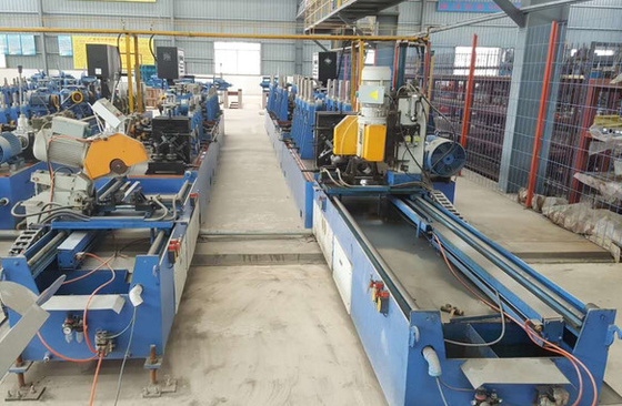 OD 1000-2100mm Max 80m/Min Square Tube Mill Iron Frame kaynak ekipmanları yapın