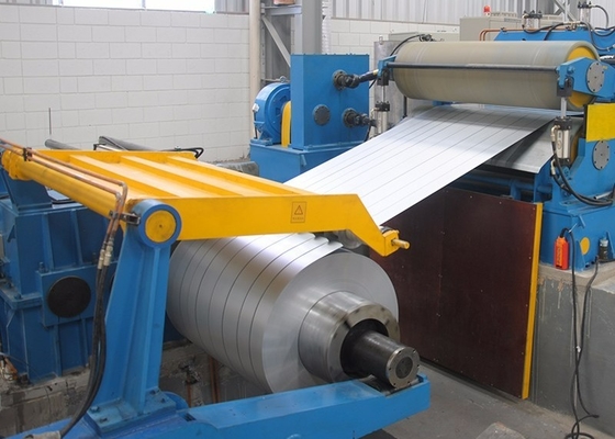 Bobin Ağırlığı Maksimum 35000Kg 3 ~ 14mm × 1600mm Metal Bobin Çelik Dilme Makinesi