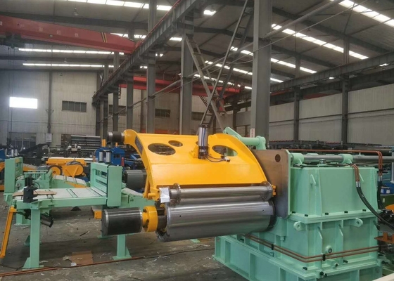 Bobin Genişliği Maksimum 1650Mm Ağırlık Maksimum 30T Çelik Dilme Makinesi Yeşil Renk