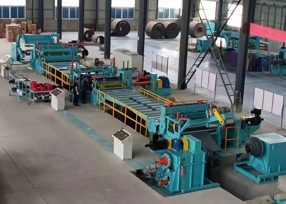 Bobin Genişliği Maksimum 1650Mm Ağırlık Maksimum 30T Çelik Dilme Makinesi Yeşil Renk