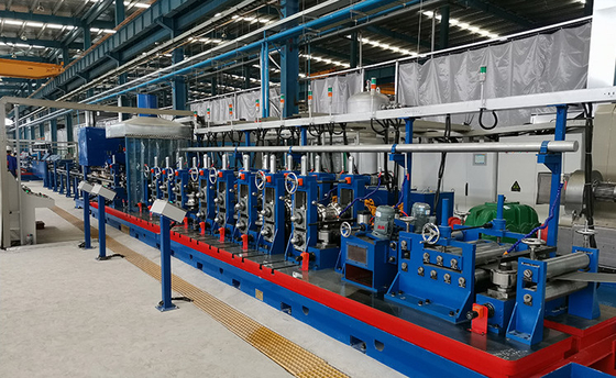 ISO9000 HG60 Roll Forming Tube Mill Makine Enerji verimliliği Galvanize boru değirmen