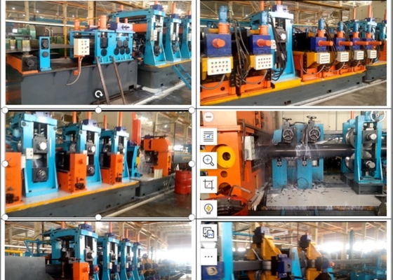ISO9000 50X50-140x140MM Yüksek hassasiyetli kare boru fabrikası kaynaklı boru üretim hattı