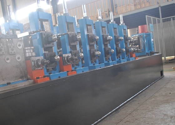 Galvanizli ince duvarlı çelik boru üretim makinesi üretim hattı 100 M/Min
