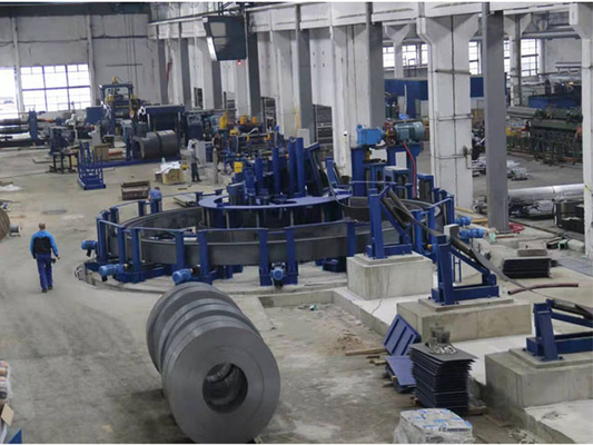 Yüksek hassasiyetli kaynaklı boru Erw Mill boru çapı 150-254mm Çelik boru üretim hattı