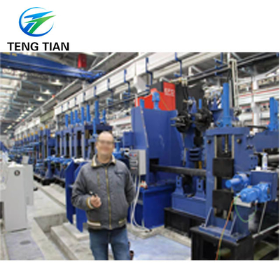 Yüksek hassasiyetli kaynaklı boru Erw Mill boru çapı 150-254mm Çelik boru üretim hattı