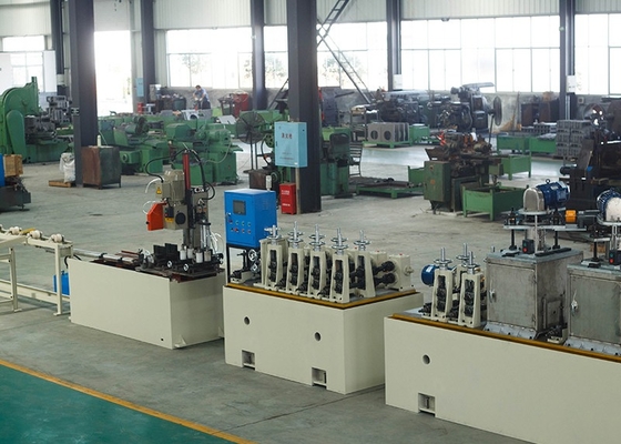 6-20 istasyon ms boru üretim makinesi ±0.2mm Kesme uzunluğu doğruluğu
