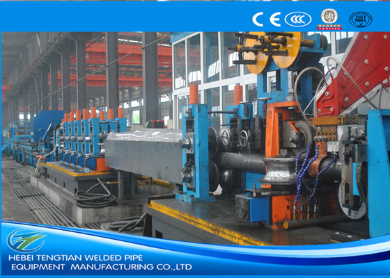 Ağır Görevli ERW Yüksek Frekanslı Tüp Fırlatma Makinesi Solucan Dörtgen 165 * 6mm Boyut