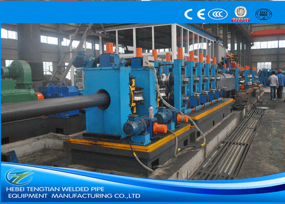 Ağır Görevli ERW Yüksek Frekanslı Tüp Fırlatma Makinesi Solucan Dörtgen 165 * 6mm Boyut