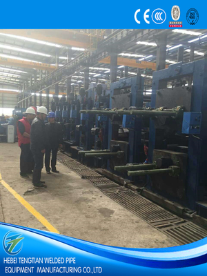 Yüksek frekanslı kaynaklı düşük alaşımlı çelik Erw Tube Mill Line Milling Saw
