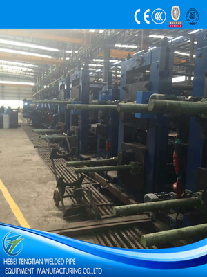 Yüksek frekanslı kaynaklı düşük alaşımlı çelik Erw Tube Mill Line Milling Saw
