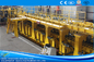 Büyük Boyutlu Sarı ERW Boru Değirmeni Boru Yapma Makinesi Yuvarlak Şekli Maks. 25m / Min Hız