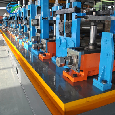 Konsistent karbon çelik boru makinesi PLC kontrol sistemi şekillendirme hızı 20-100m/min
