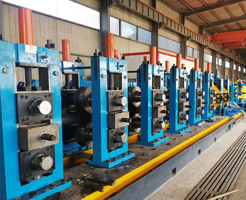 500KW 380V Güç Yüksek frekanslı kaynaklı boru fabrikası rulo şekillendirme PLC kontrol sistemi
