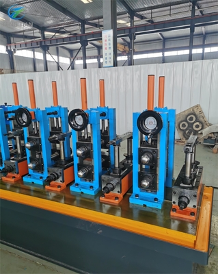 Hızlı boru değirmen yüksek frekanslı çelik boru yapma makinesi 25-76mm Dia CE standardı