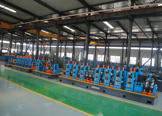 Karbon çelik ERW boru değirmen, 21 - 63 mm çaplı boru kaynak hattı