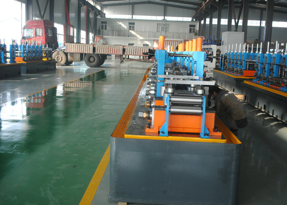 Hızlı boru değirmen yüksek frekanslı çelik boru yapma makinesi 25-76mm Dia CE standardı
