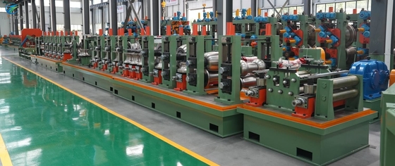 Kaynak Karbon Çelik Kaynaklı Boru Yapım Sistemi PLC Kontrol Sistemi 32mm-102mm
