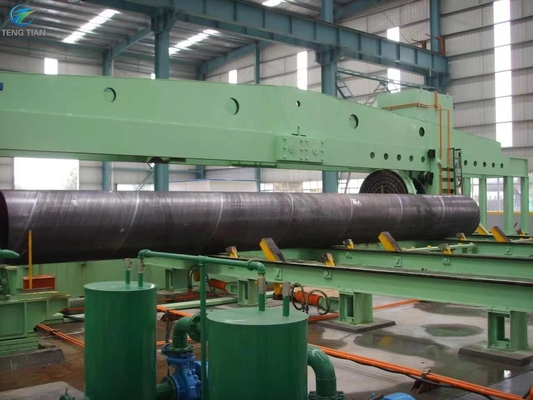 Spiral kaynak makinesi boru değirmeni Q235B Ön sarkaç X ışını Petrol boru hattı için
