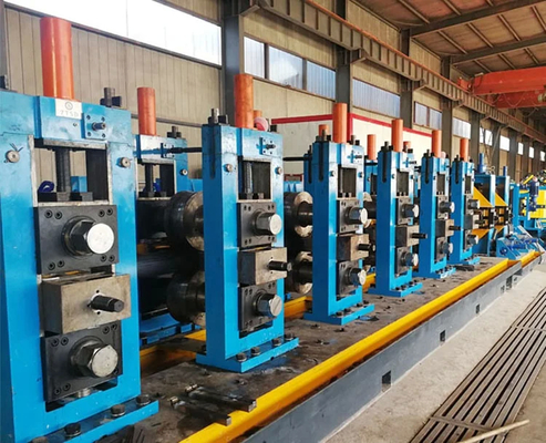 Tam otomatik çelik boru üretim makineleri ERW boru fabrikası hattı
