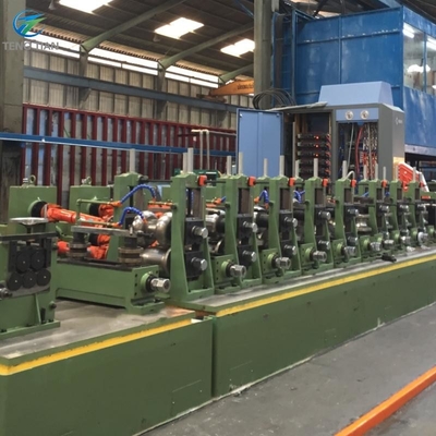 Yüksek frekanslı kaynaklı Erw boru fabrikası Otomatik Kısma ve Kaydırıcı ile