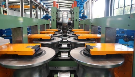 Profesyonel 380V 12mm Çelik Boru Yapım Makinesi Otomatik Üretim hattı