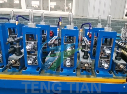 HG 24 Çelik Boru İmalat Makinası 0.8-4.5mm kalınlıkta Yuvarlak Boru